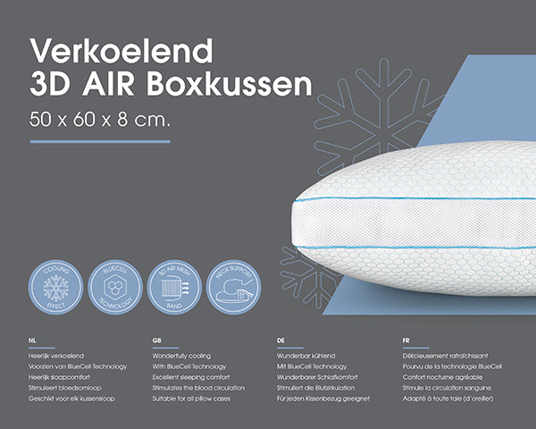 Dreamhouse Cooling 3D AIR-box Pillow